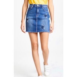 L'agence Estella Denim Skirt